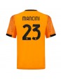 Billige AS Roma Gianluca Mancini #23 Bortedrakt 2025-26 Kortermet